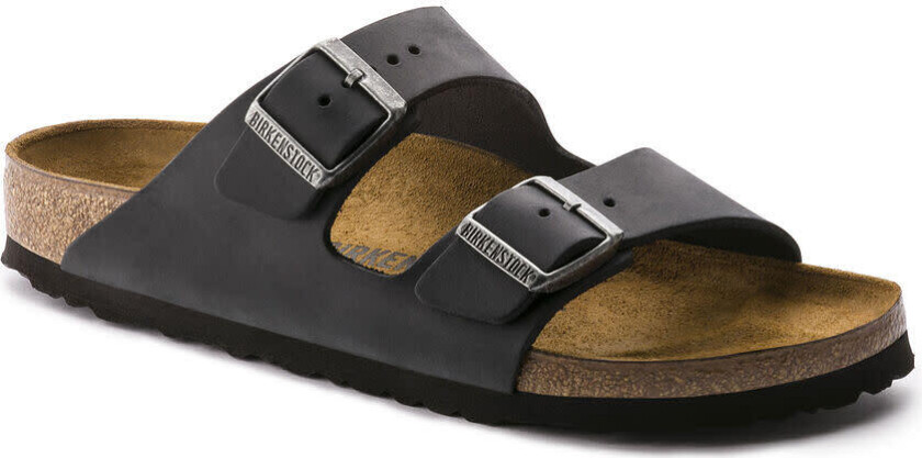 Unisex Arizona Oiled Leather Narrow 42, Black