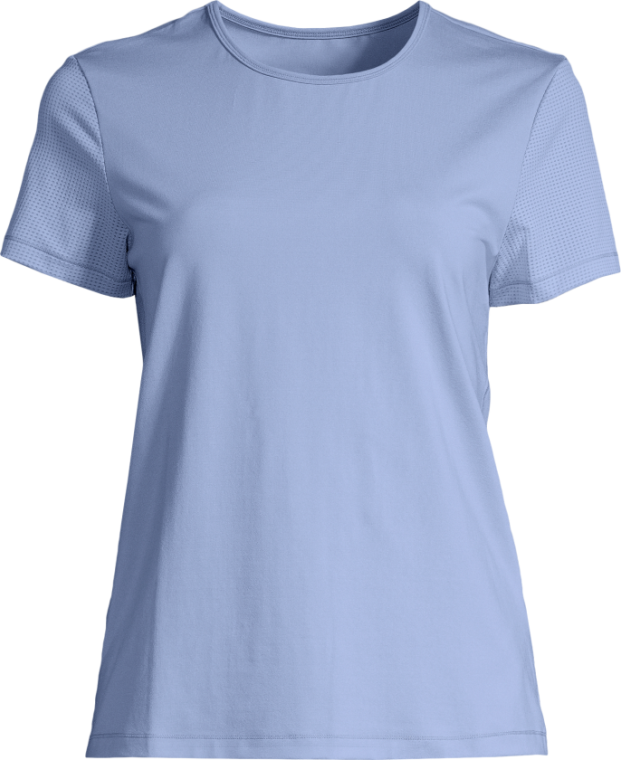 Essential Mesh Detail Tee Dame Breeze Blue 38