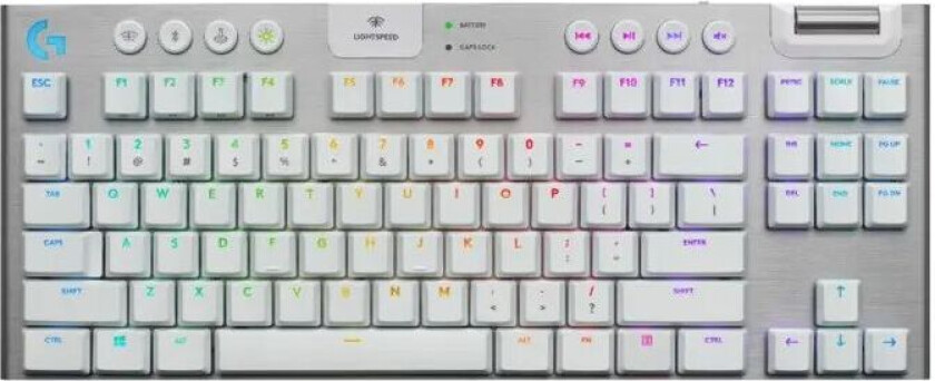 Bilde av G915 Trådløs Rgb Spilltastatur Tkl [Gl Tactile] - Hvit