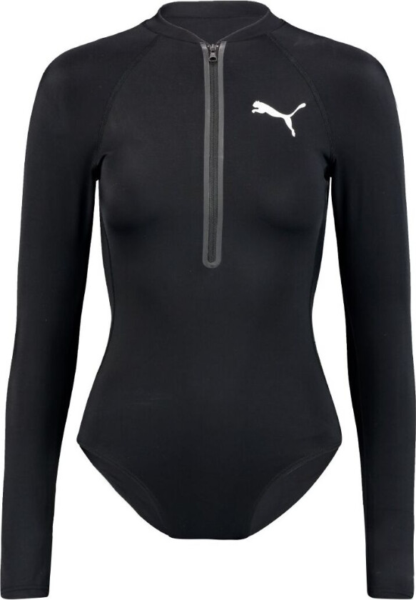 Women Long Sleeve Surf Suit 1P - Black - M