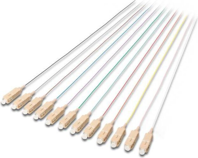 - Nettverkskabel - Sc-Enkeltmodus (Hann) Til Sc-Enkeltmodus (Hann) - 2 M - Fiberoptisk - 50 / 125 Mikroner - Om4 - Grå, Svart, Hvit, Blå, Gul