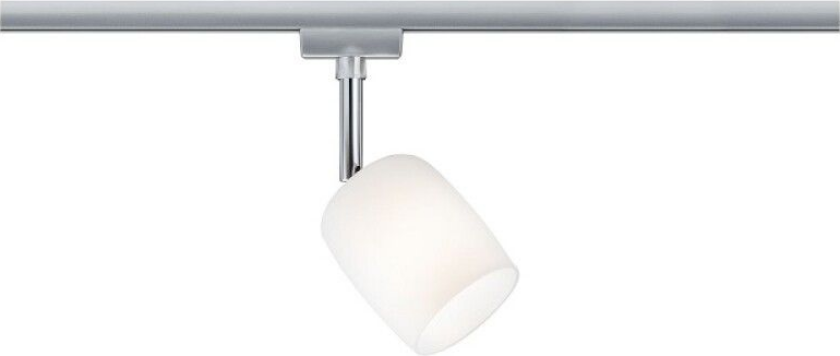 953.37, Spotlight på skinne, G9, 1 ampuller, LED, Kromfarget