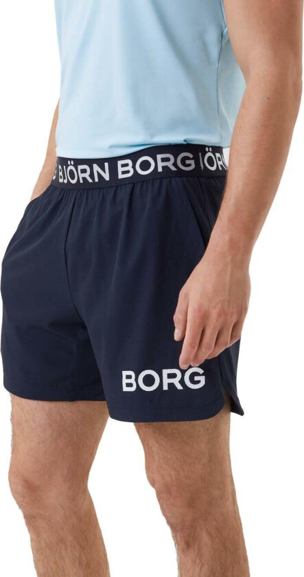 Men's Borg Short Shorts, Night Sky