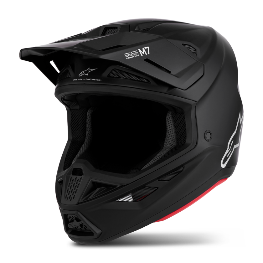 Crosshjelm Alpinestars SM7 Solid MattsvartXXL