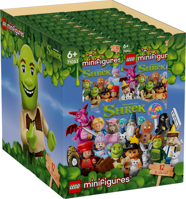 Minifigures 71053 Minifigures Shrek Series Mystery Box Toy 71053 - 36 pcs.