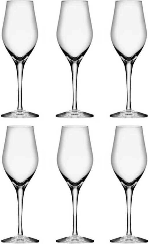 Sense champagneglass 25,5 cl 6-pakning Klar