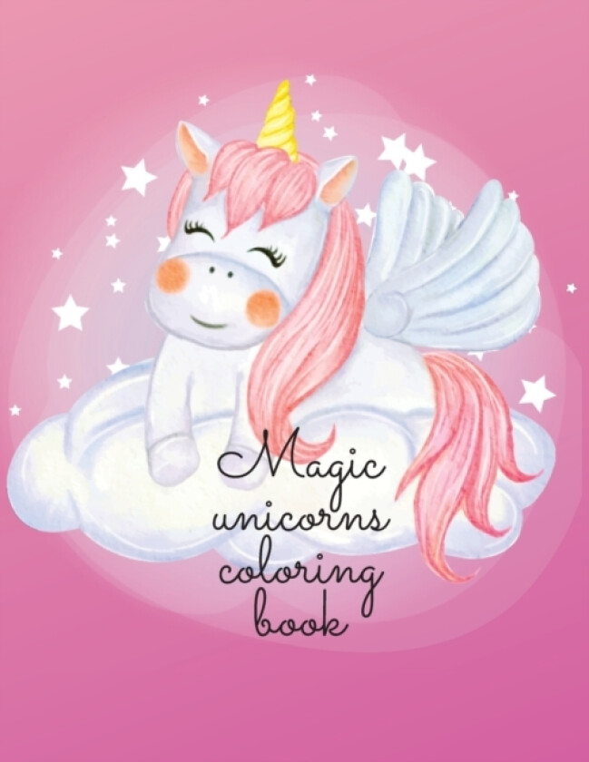 Magic unicorns coloring book av Cristie Dozaz (Paperback)