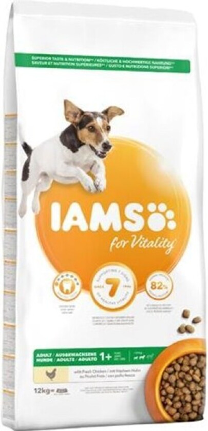 Iams for Vitality Dog Adult Small & Medium 12 kg