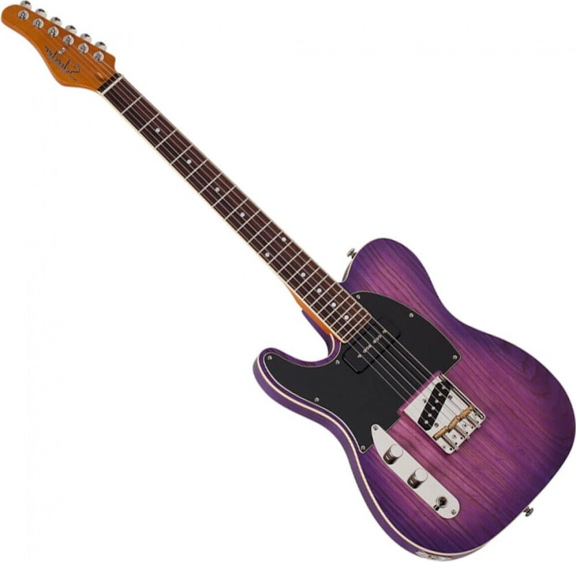 Schecter PT Special Left Handed Purple Burst Pearl