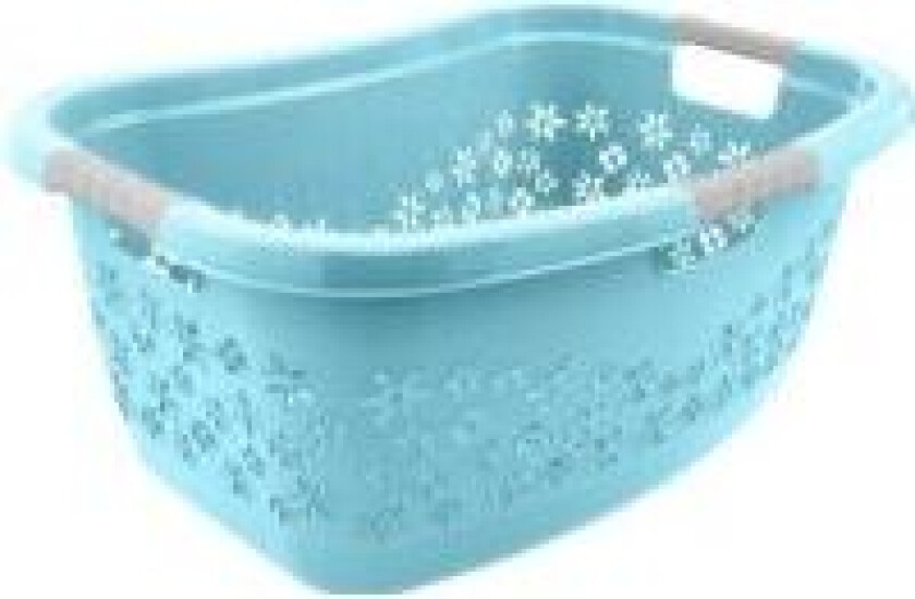 keeeper skittentøyskurv lasse, ergonomisk, mintfarge: aquablå, myke håndtak, materiale: PP, - 1 stk (1078266600000)