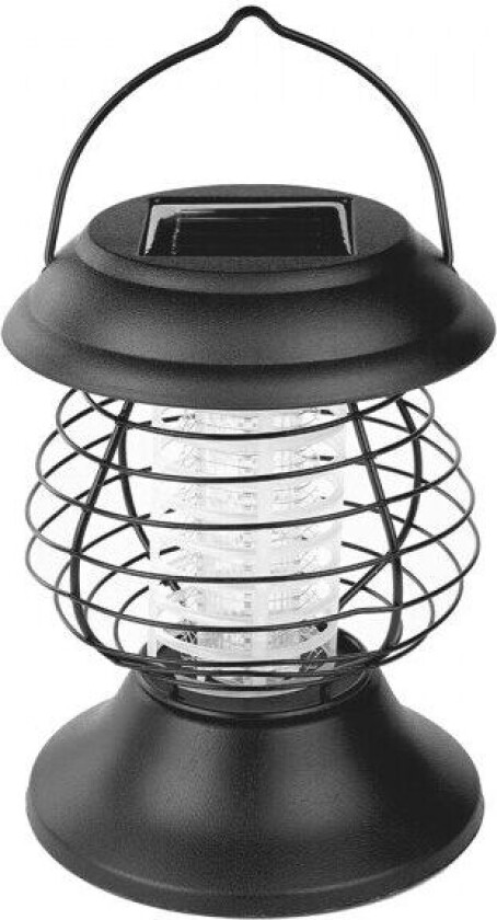 BRADAS Set med 3 produkter. Solar LED insektmiddellampe LED / UV med håndtak