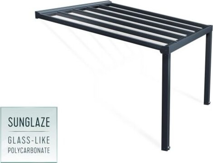 Palram - Canopia Stockholm Pergola Grå 12,6 m²