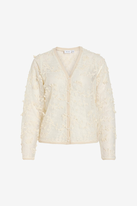 Kardigan Vijulietta V-Neck L/S Knit Cardigan - Grå