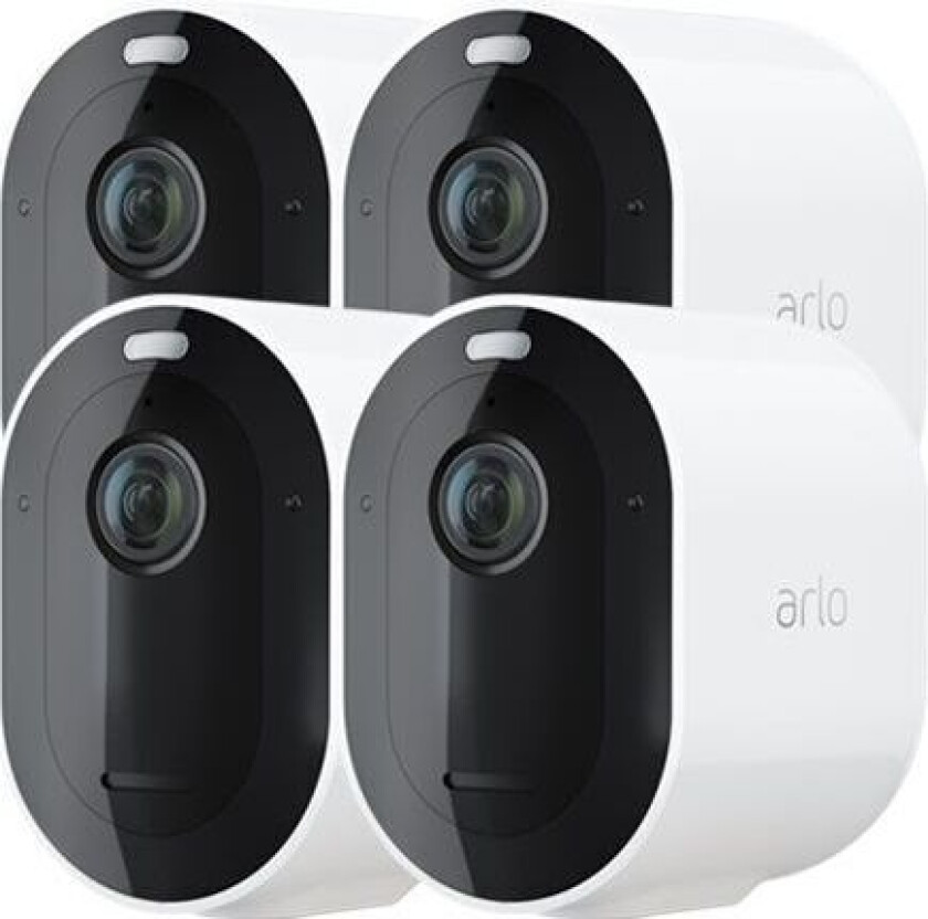 Pro 3 Wire-Free Security Camera System - Portinngang + kamera(er) - trådløs (802.11b, 802.11g, 802.11n) - 4 kamera(er) - svart