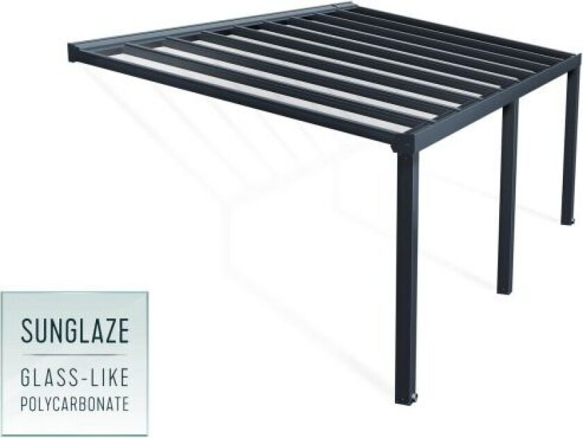 Palram - Canopia Stockholm Pergola Grå 22,5 m²