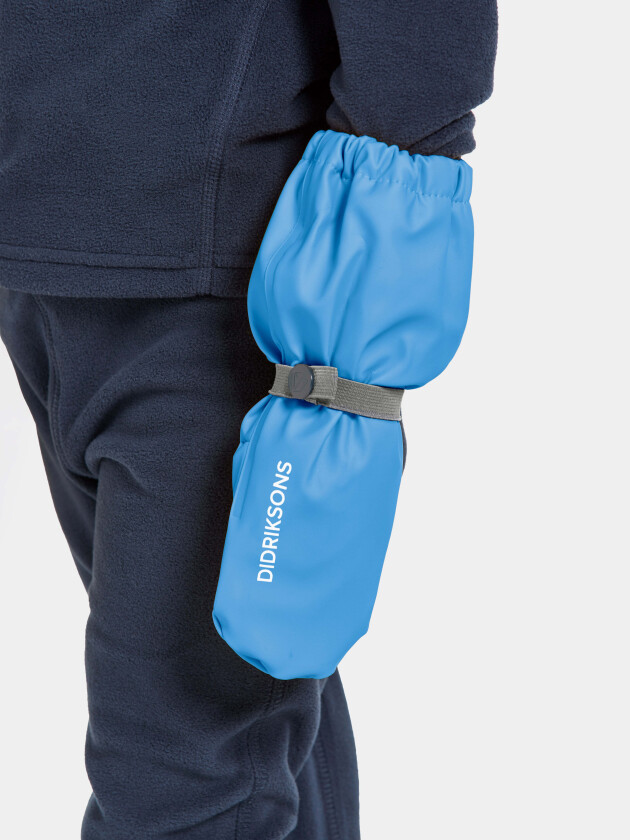 Pileglove Fôrede Regnvotter, Sharp Blue, 0-2 år - Regntilbehør - 100% Polyester
