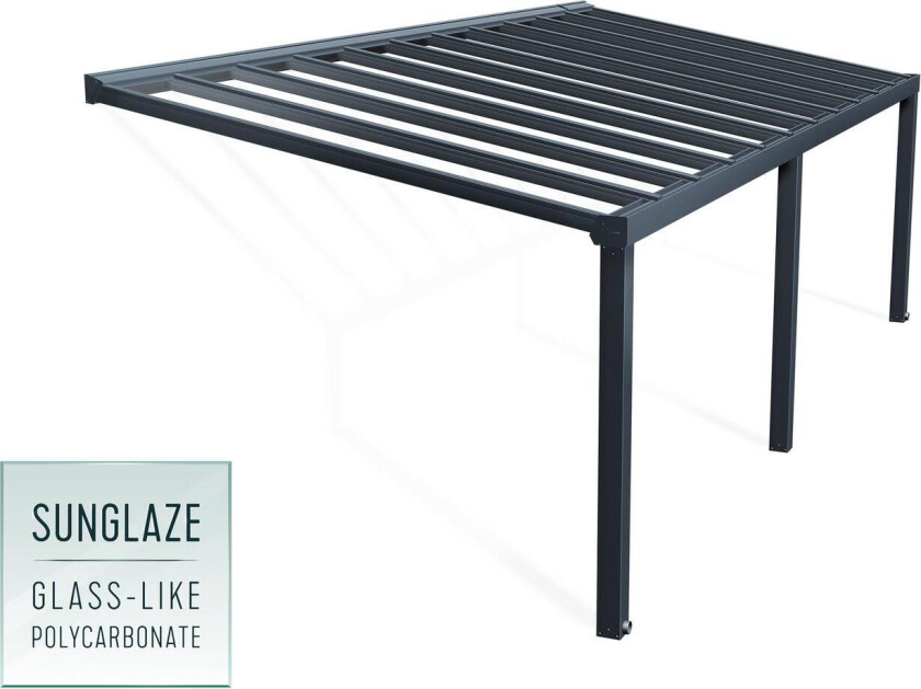 Palram - Canopia Stockholm Pergola Grå 27,5 m²