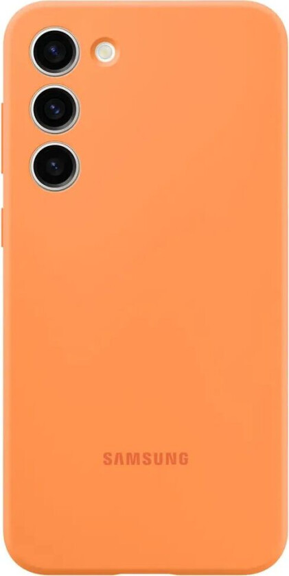 Silicone Case Galaxy S23+ Oransje