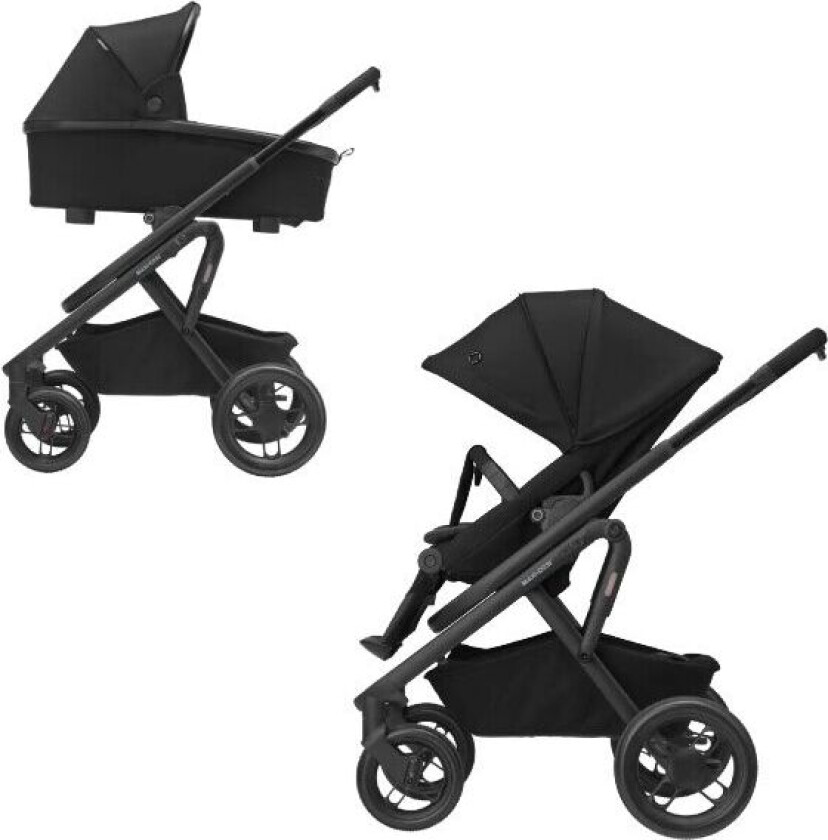 Barnevogn, Lila Xp Plus, Duo - Essential Black