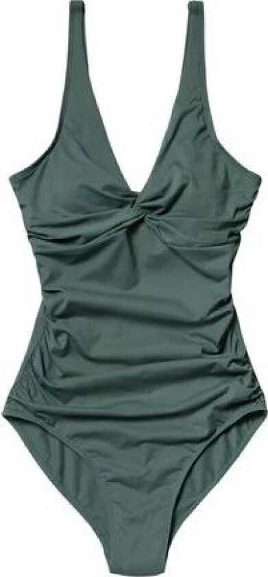 Simi Solid Swimsuit - Deep Jungle Grønn 40