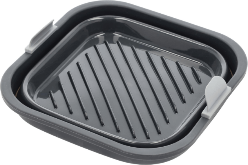HOLM Firkant Silikonform til airfryer 19x19x8 cm