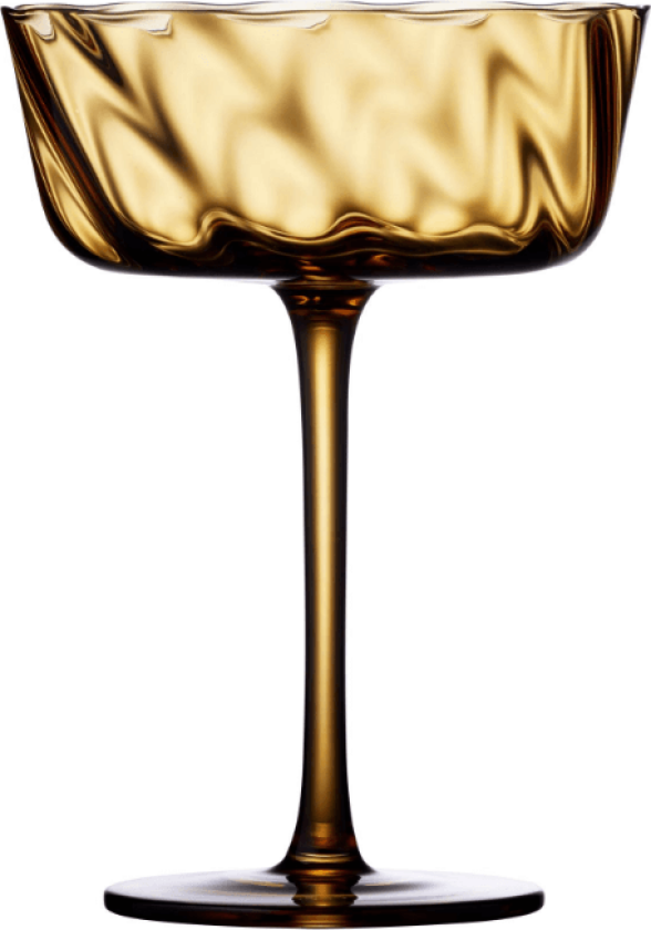 Lyngby glas Vienna Champagneskål 35cl 4 stk amber. Kommer juni 2024.