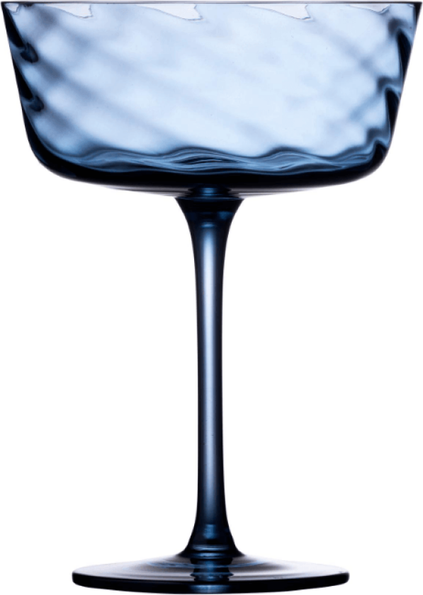 Lyngby glas Vienna Champagneskål 35cl 4 stk blå