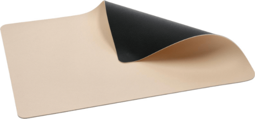 BITZ Spisebrikke 46x33 cm 4stk svart/kremfarget