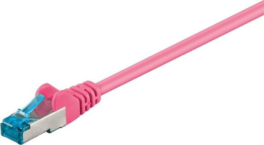 CAT 6A patch cable S/FTP (PiMF) magenta