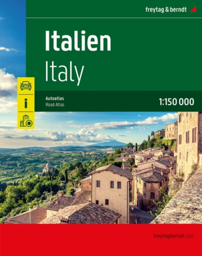 Italy Road Atlas av freytag & berndt (Spiral bound)