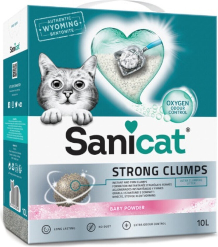 Strong Clumps klumpende kattesand - 2 x 10 l