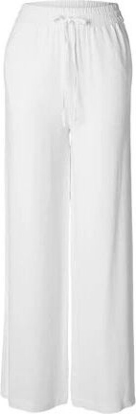 Viva-Gulia Hw Long Linen Pant - Snow White 38