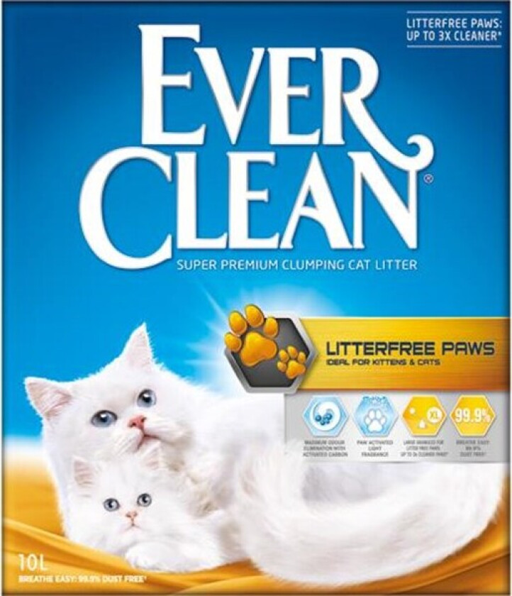 Ever Clean Litterfree Paws Kattesand (10 l)