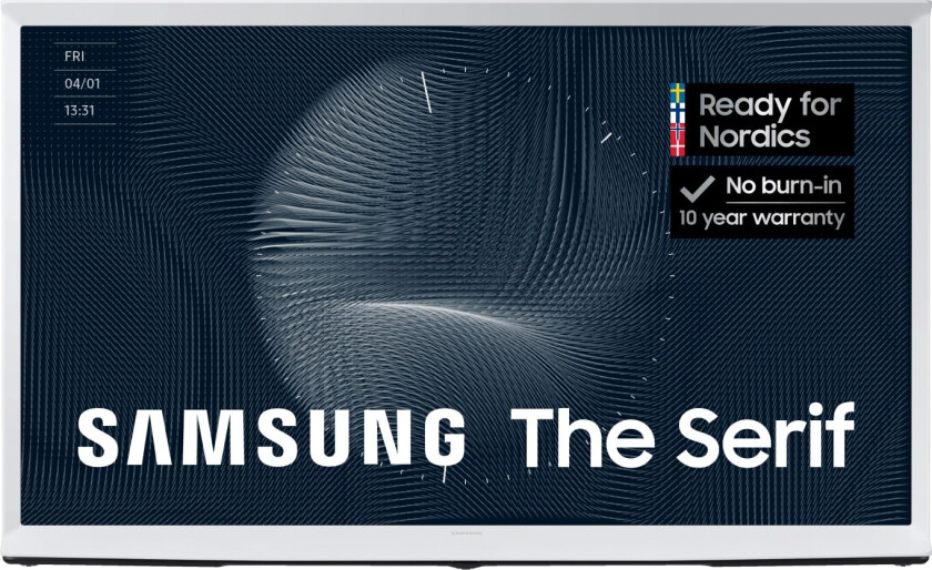 50" The Serif 4K Smart TV Cloud White (2023), Cloud White