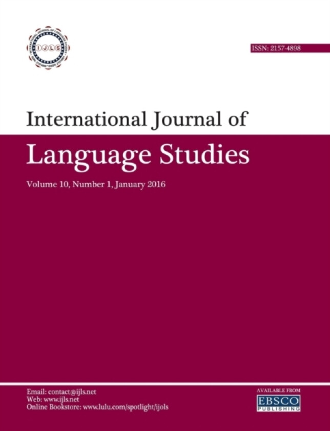 International Journal of Language Studies (IJLS) - volume 10(1) av Mohammad Ali Salmani Nodoushan (Paperback)