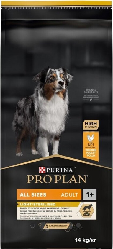 Purina Pro Plan Dog Adult All Sizes Light/Sterilised (14 kg)