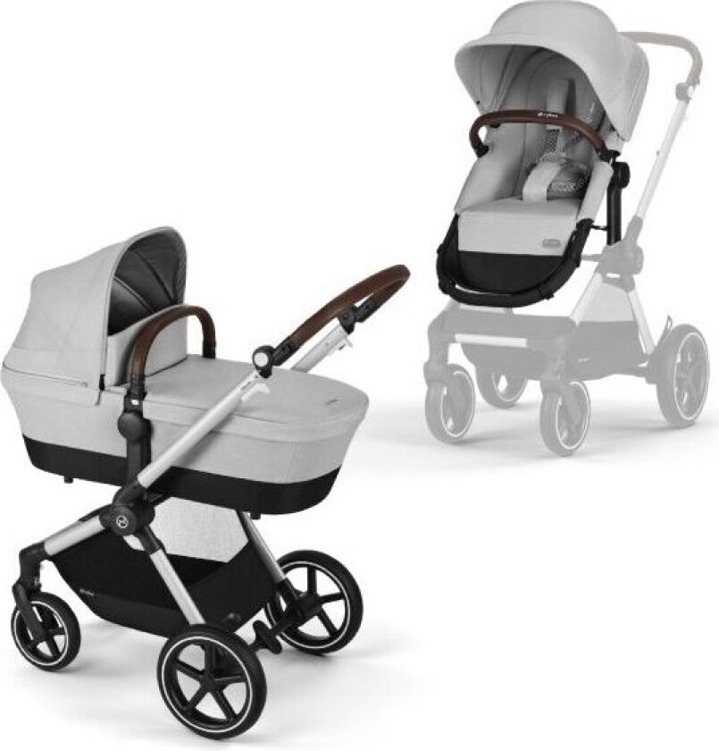 Cybex Barnevogn, Eos Lux 2i1, Kombivogn - Lava Grey