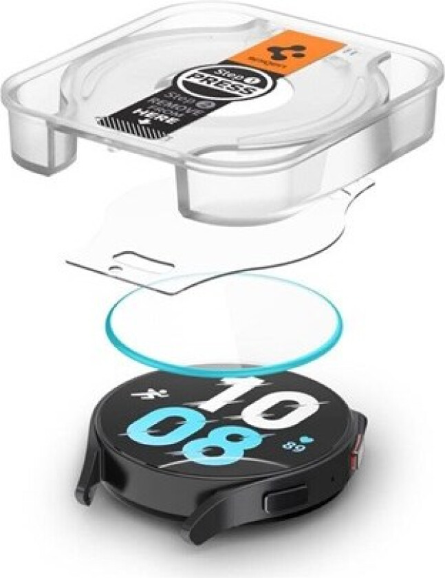 Samsung Galaxy Watch 6 (40mm) EZ Fit GLAS.tR Skjermbeskytter - 2 stk - Gjennomsiktig