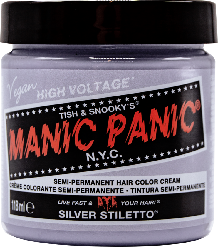 Amplified Semi-Permanent Hair Color Cream Silver Stilletto