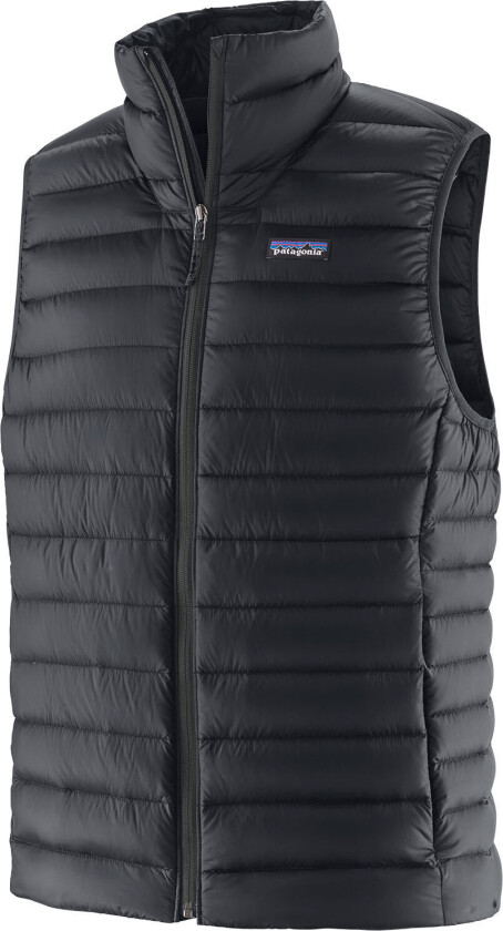 M'S Down Sweater Vest Black L
