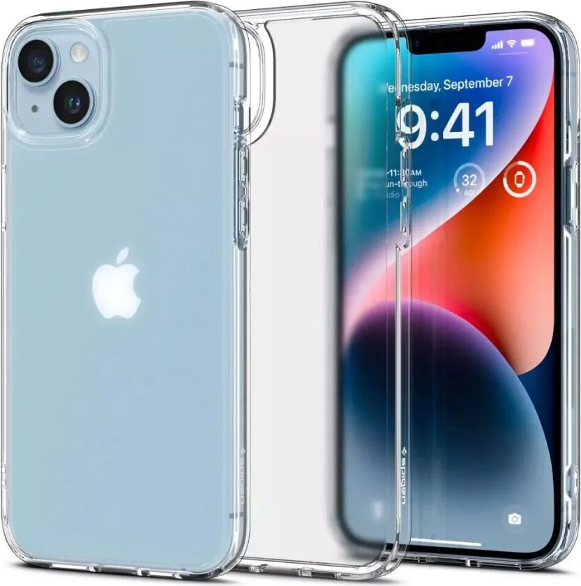 iPhone 14 Ultra Hybrid Deksel - Matt Gjennomsiktig