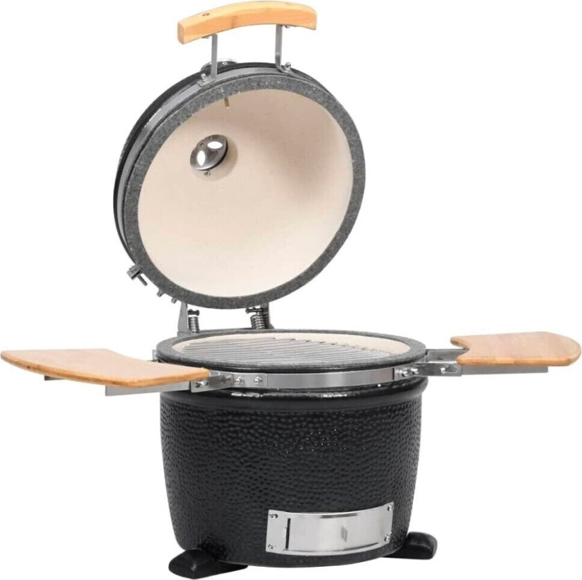 Kamado BBQ grill og røykemaskin keramisk 44 cm