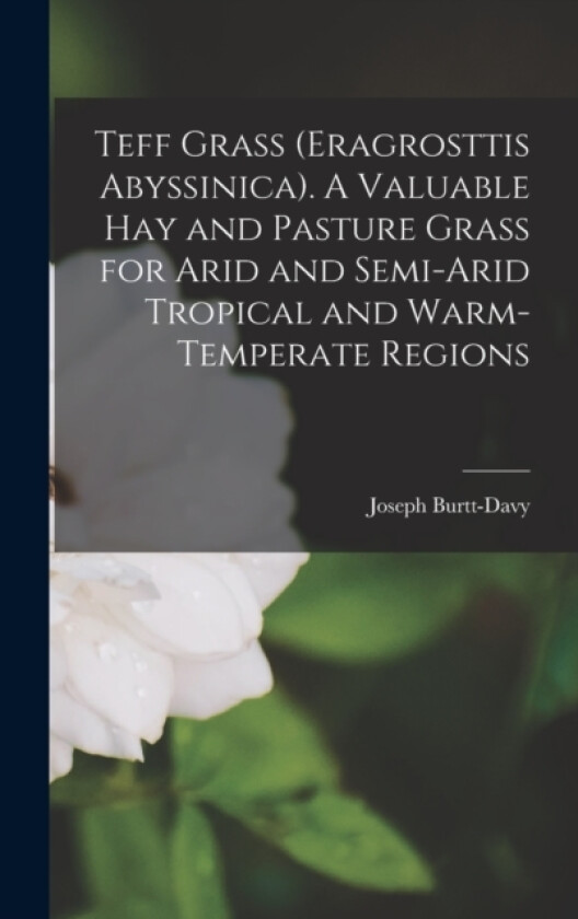 Teff Grass (Eragrosttis Abyssinica). A Valuable hay and Pasture Grass for Arid and Semi-arid Tropical and Warm-temperate Regions av Joseph Burtt-Davy (Hardcover)