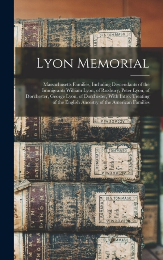 Lyon Memorial av Anonymous (Hardcover)