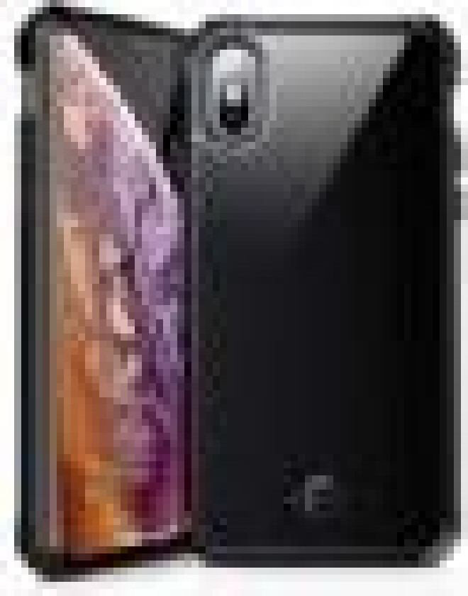 ITSKINS HYBRID GLASS cover til iPhone XS / X®. Sort