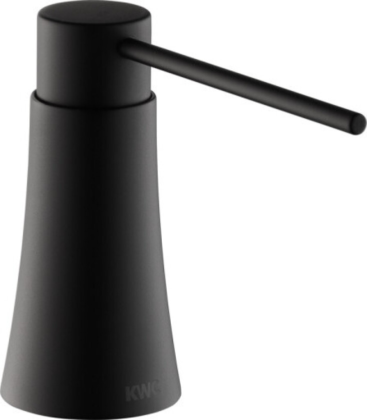 KWC ZOE såpedispenser i matt sort.