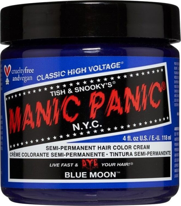 Semi-Permanent Hair Color Cream Blue Moon