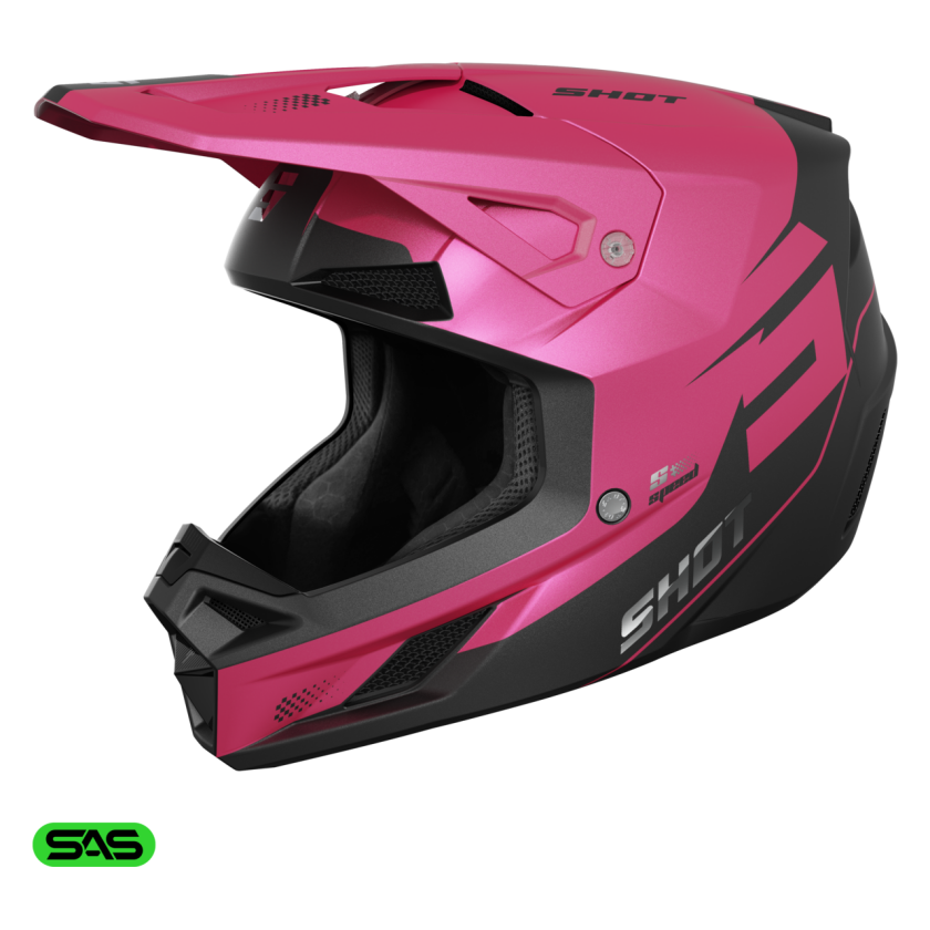 Crosshjelm Shot Race Gear Speed S 27 Rosa mattL