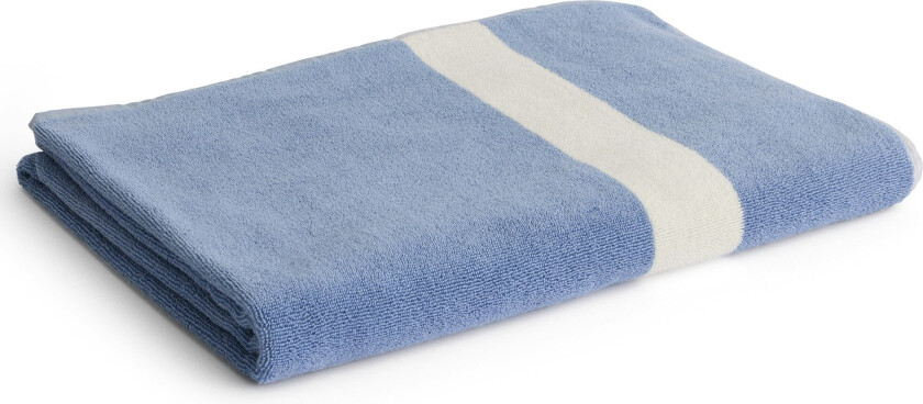 Hay Stripe Bath Towel 100x150 Cm - Håndklær & Badelaken Organisk Bomull Dusty Blue - AF778-E154-AF89