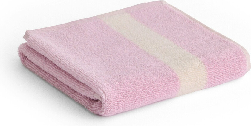 Hay Stripe Towel 40x60 Cm - Håndklær & Badelaken Organisk Bomull Cool Pink - AF775-F641-AX22